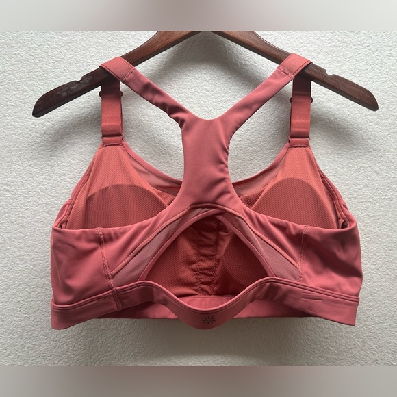 Athleta Women's Adjustable Sports Bra-Orange/Peach - Picture 4 of 4
